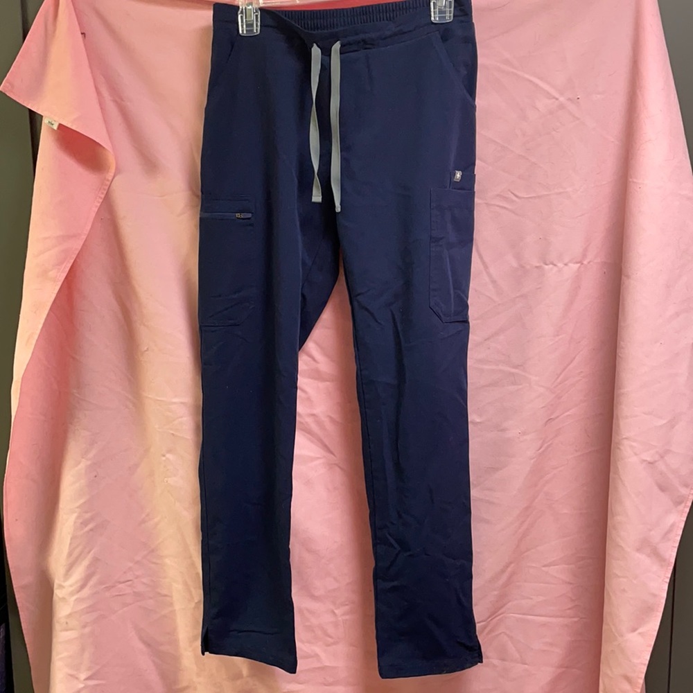 Kade Navy Figs Scrub Pants